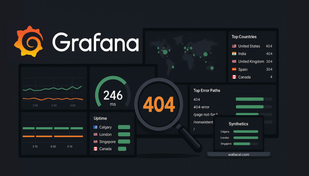 Building a Real-World  Dashboard on Grafana Cloud (Logs, Metrics, Uptime & Security)